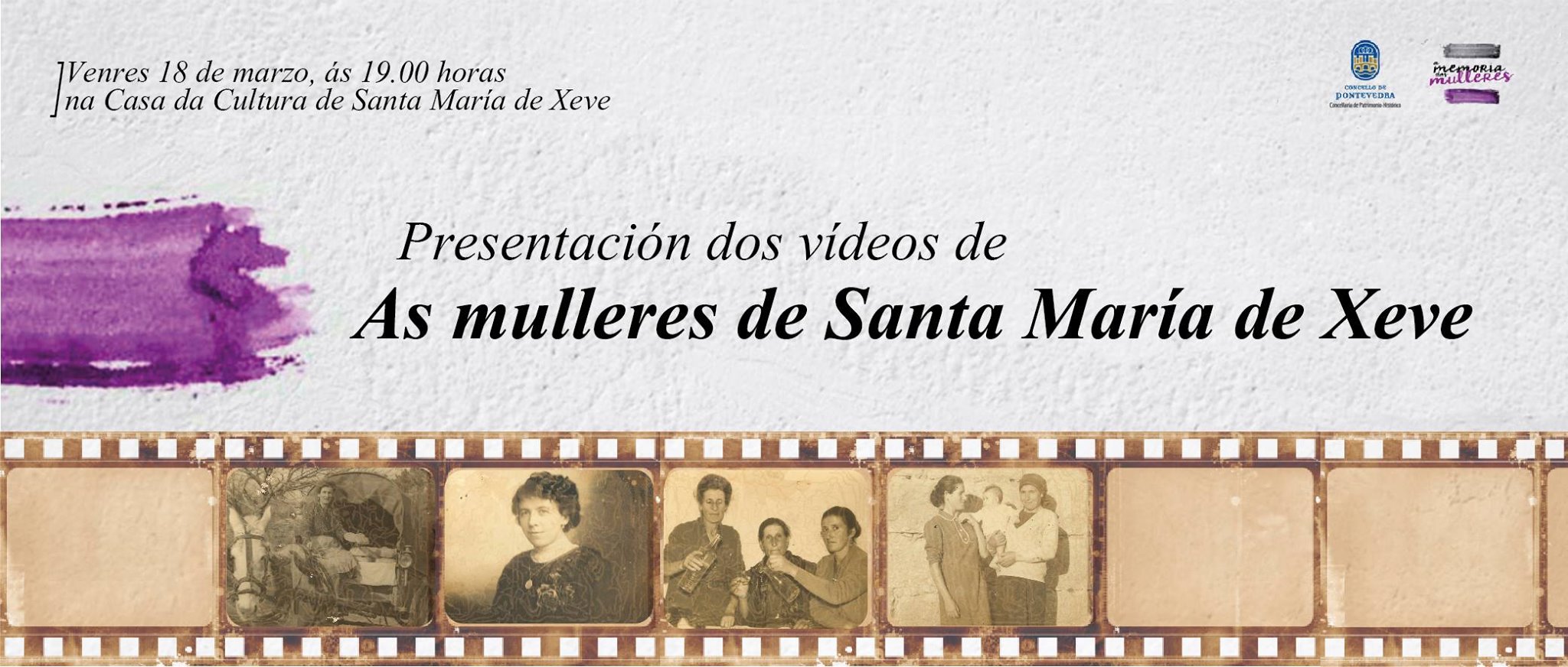 Presentación dos vídeos de ‘As mulleres de Santa María de Xeve’